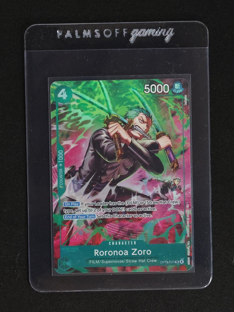 One Piece TCG OP13-037 Roronoa Zoro — front