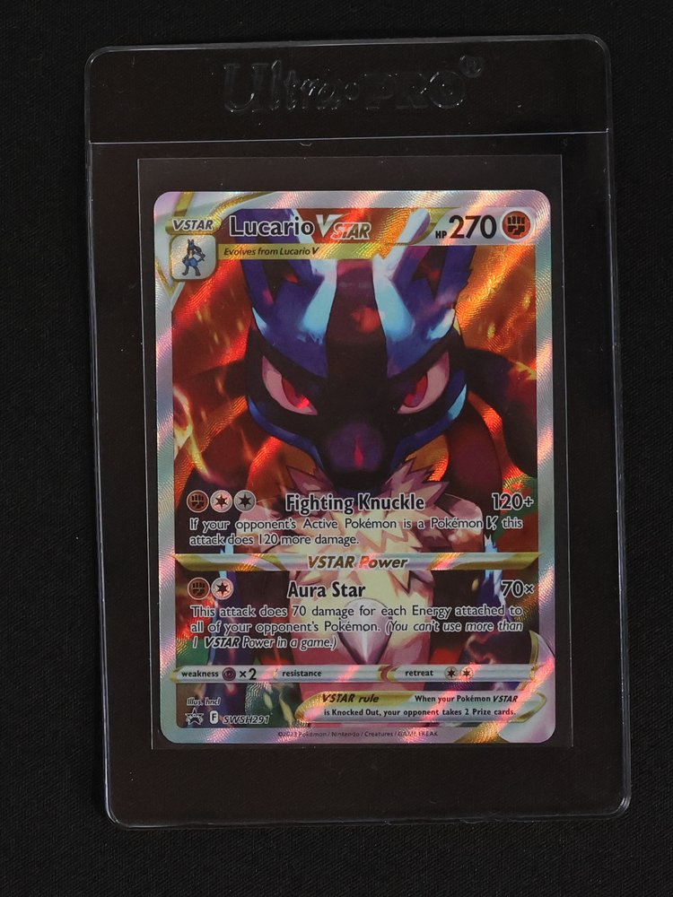 2023 Pokémon SWSH291 Lucario VSTAR — front