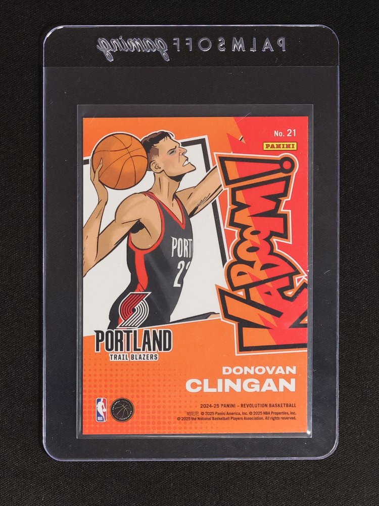 2024-25 Panini Revolution #21 Donovan Clingan Kaboom! — front