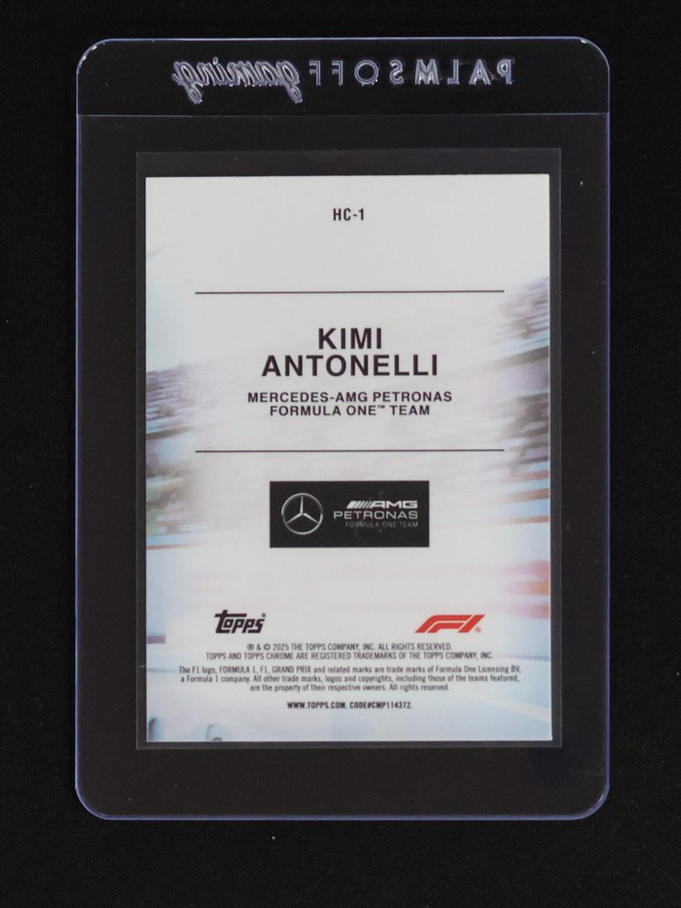 2025 Topps Formula 1 #HC-1 Kimi Antonelli — front