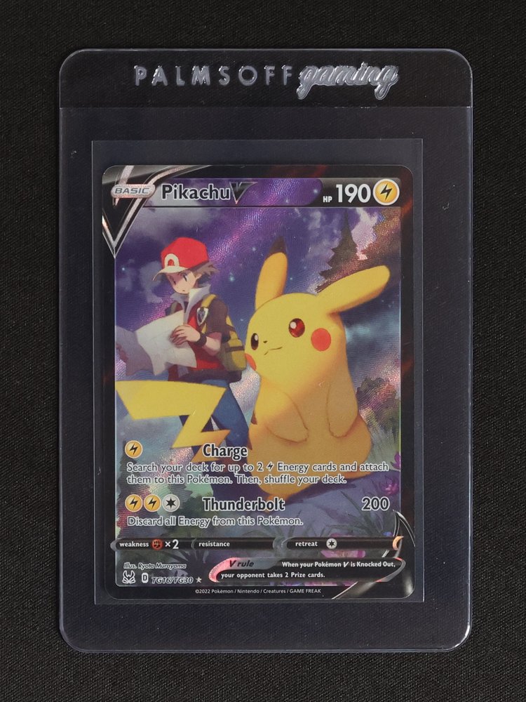2022 Pokémon TG16/TG30 Pikachu V Lost Origin Trainer Gallery — front