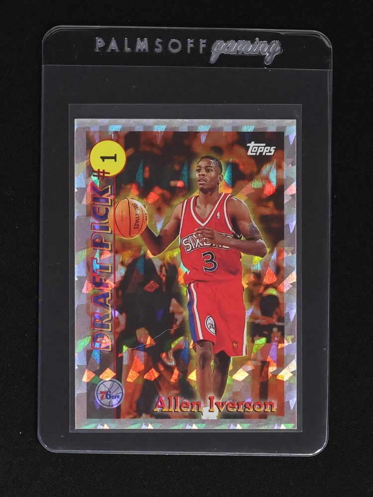 1997 Topps #1 Allen Iverson Draft Pick — front