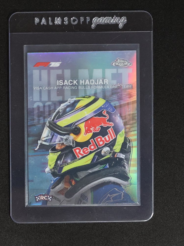 2025 Topps Chrome Formula 1 Helmet Collection #HC-5 Isack Hadjar — front