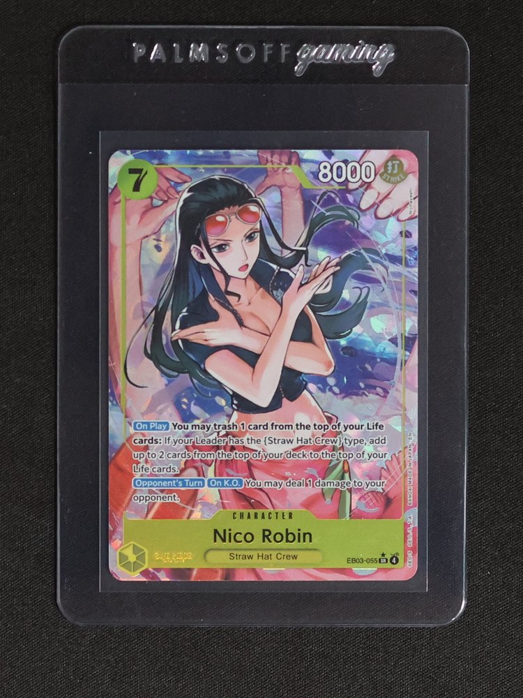 2023 One Piece TCG Extra Booster: One Piece Heroines #EB03-055 Nico Robin — front