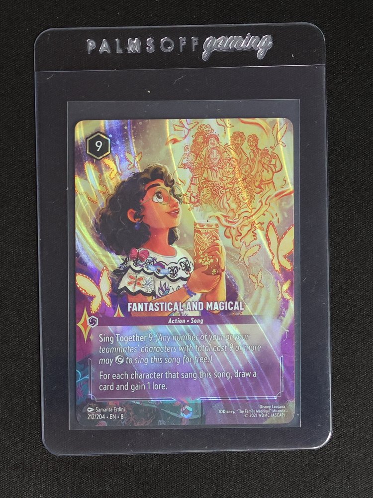 Disney Lorcana Reign of Jafar #212 Fantastical and Magical Enchanted — front