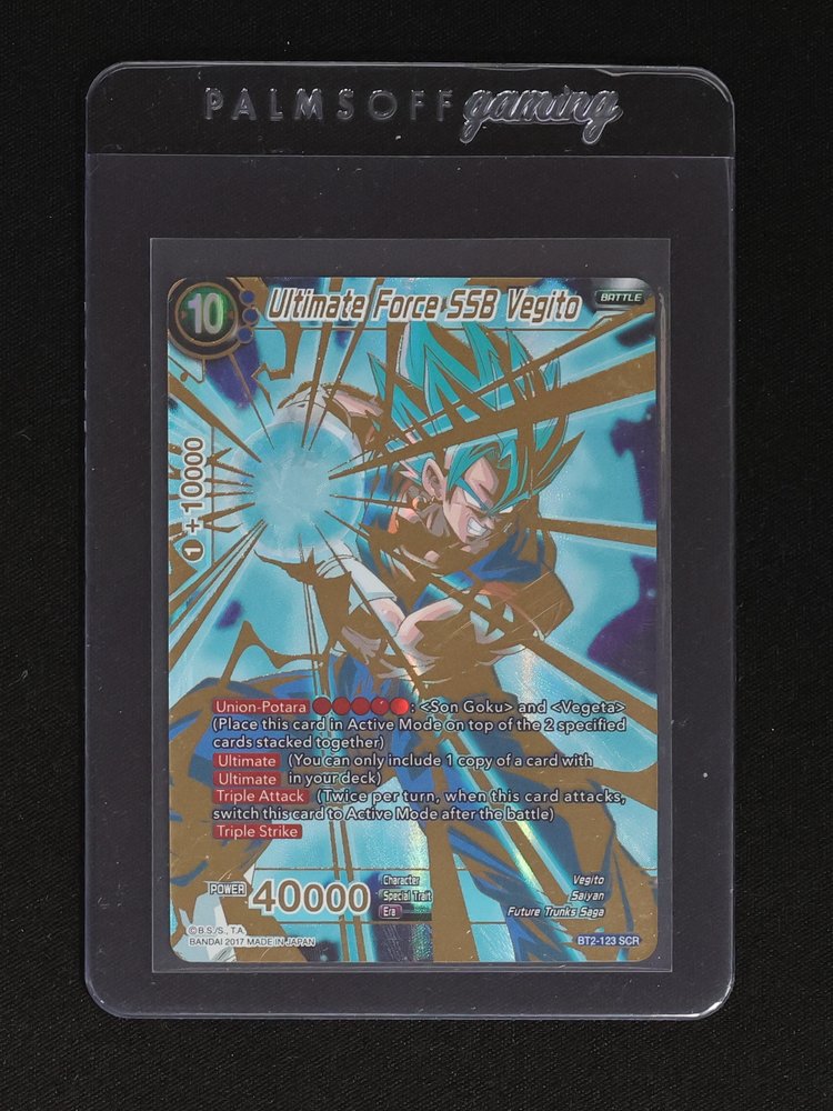 2017 Dragon Ball Super Card Game #BT2-123 Ultimate Force SSB Vegito — front
