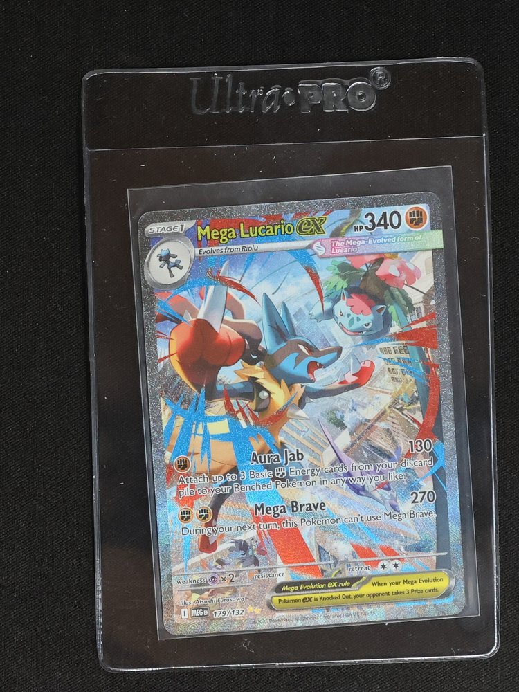 2025 Pokémon Mega Lucario EX #179 — front