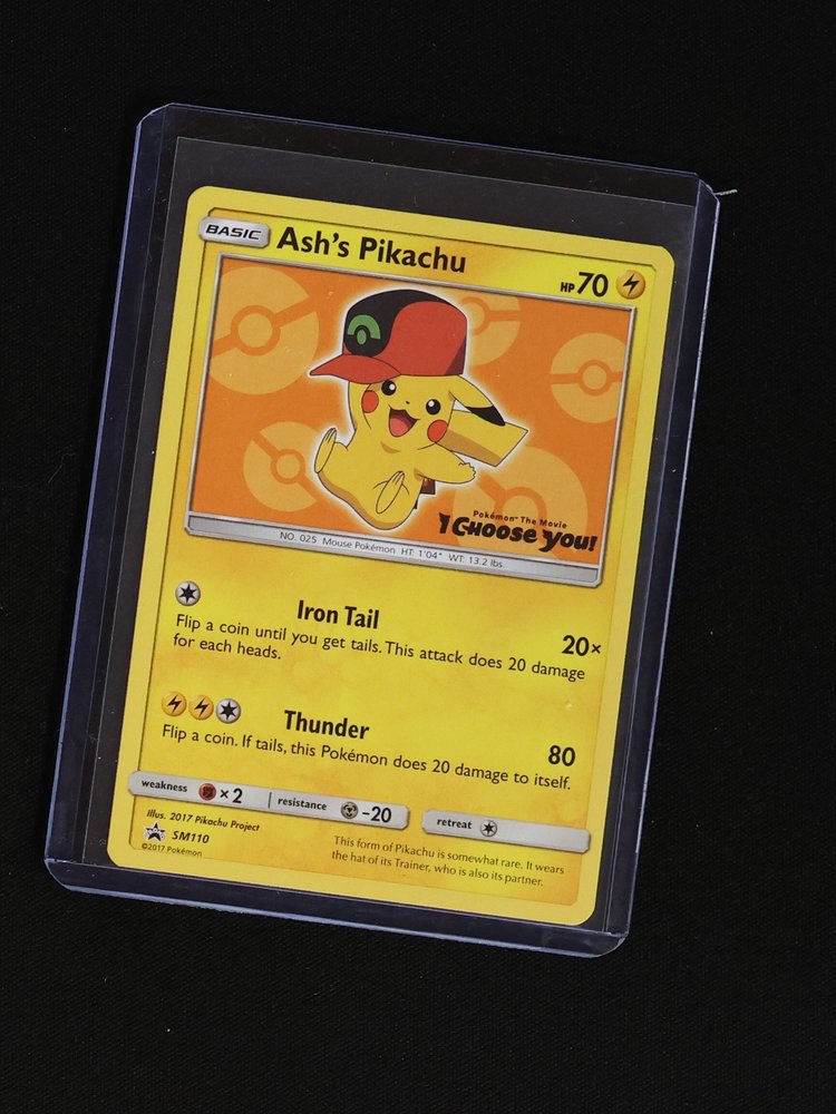 2017 Pokémon Ash's Pikachu SM110 — front