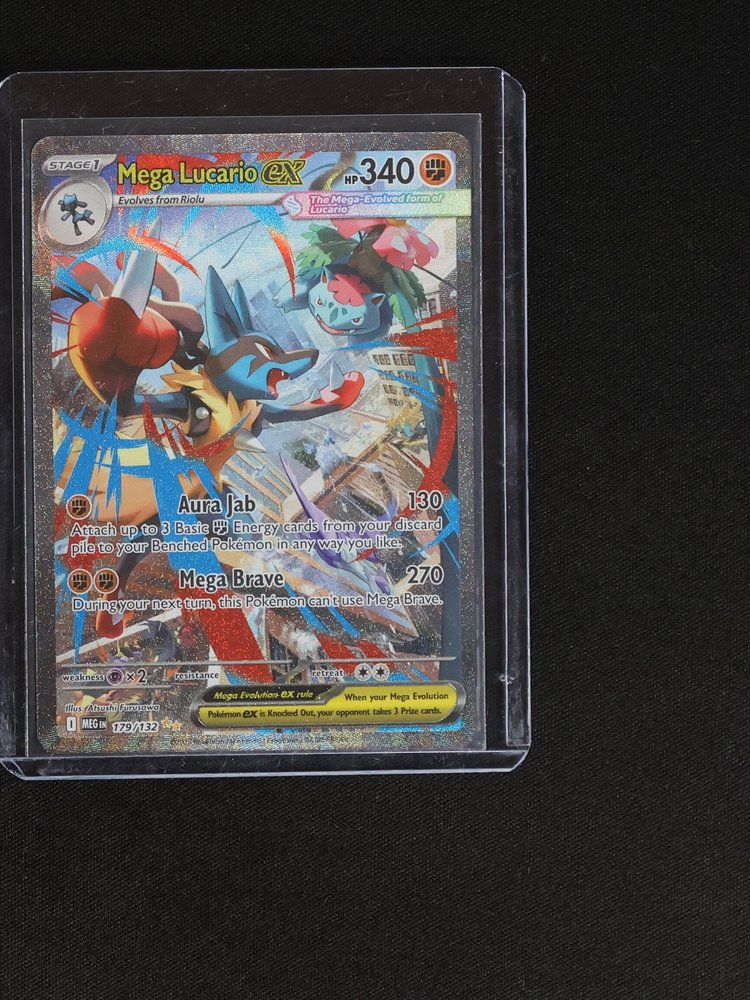 2025 Pokémon Mega Lucario ex #179/132 — front