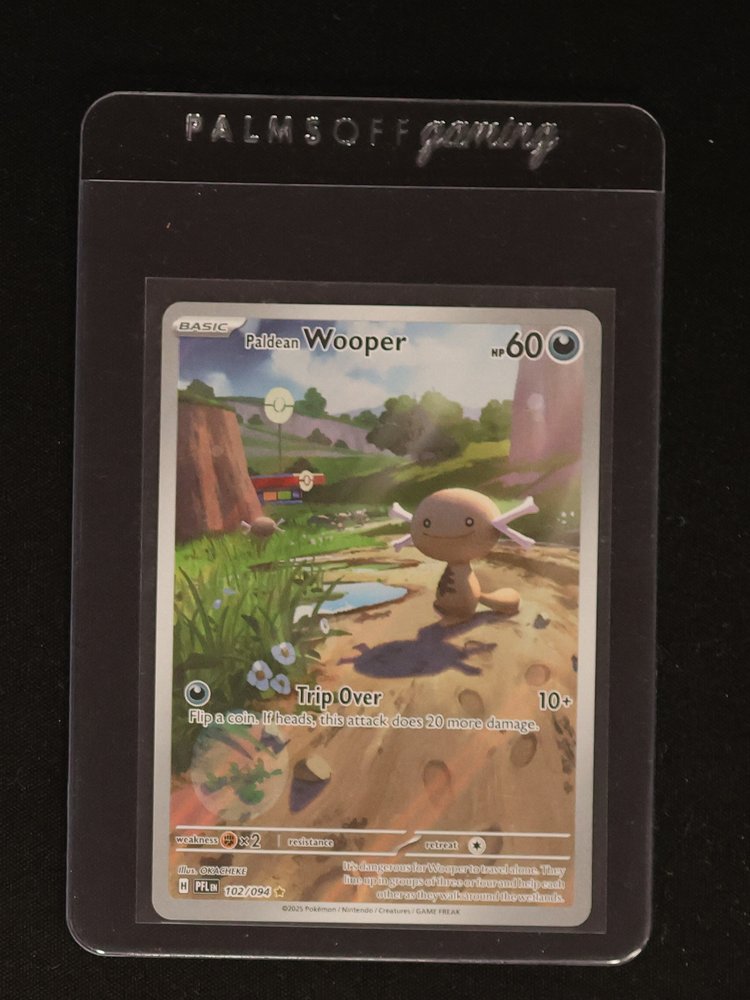 2023 Pokémon Paldean Wooper #102 — front