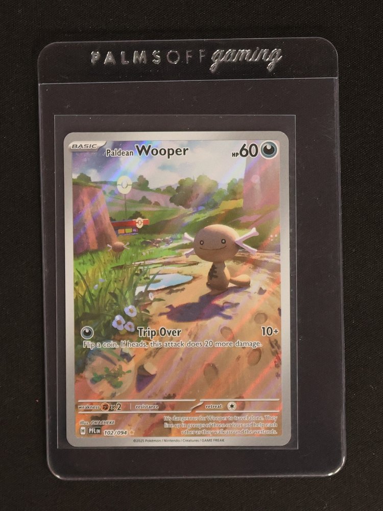 2023 Pokémon Scarlet & Violet Paldean Wooper #102 — front