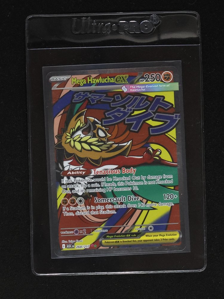 2026 Pokémon TCG Mega Hawlucha EX 268/217 Ascended Heroes — front