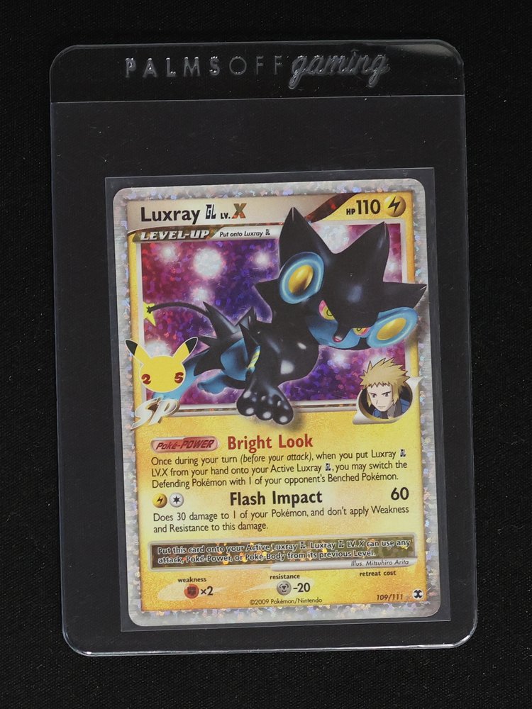 2009 Pokémon #109 Luxray GL LV.X — front