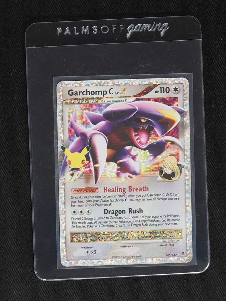 2009 Pokémon Celebrations Classic Collection #145 Garchomp C LV.X — front