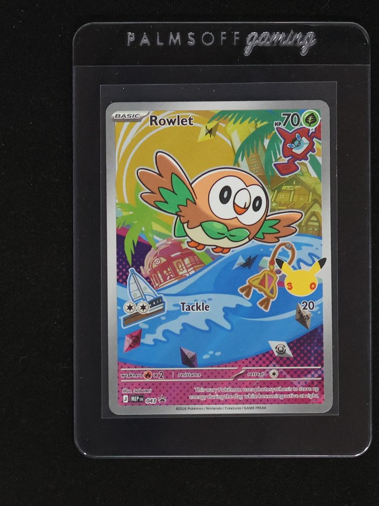 2026 Pokémon #043 Rowlet — front