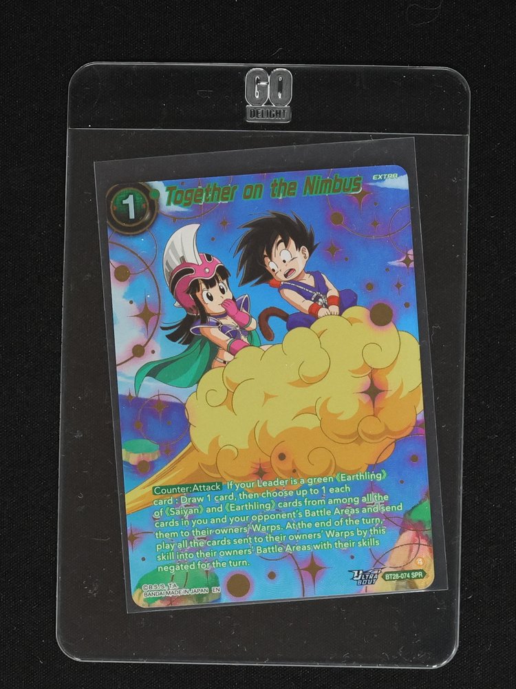 2025 Dragon Ball Super BT28-074 Together on the Nimbus SPR Prismatic Clash — front