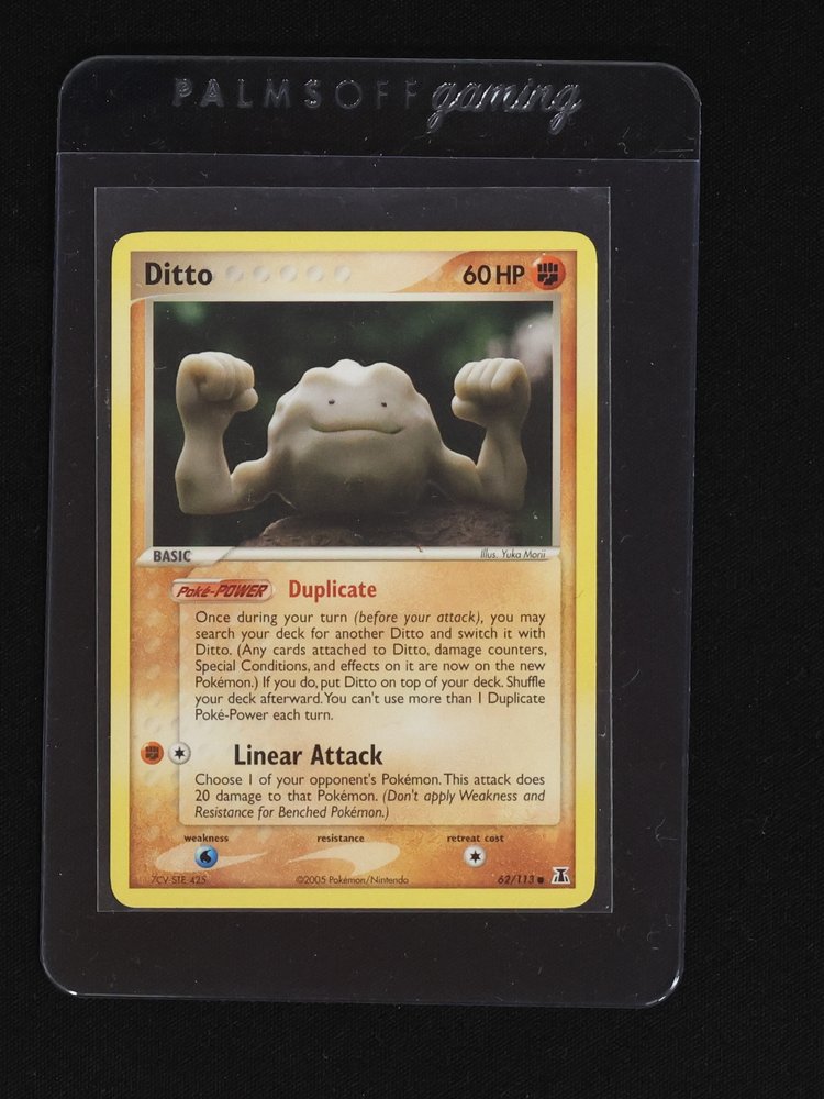 2005 Pokémon EX Delta Species #62 Ditto (Geodude) — front