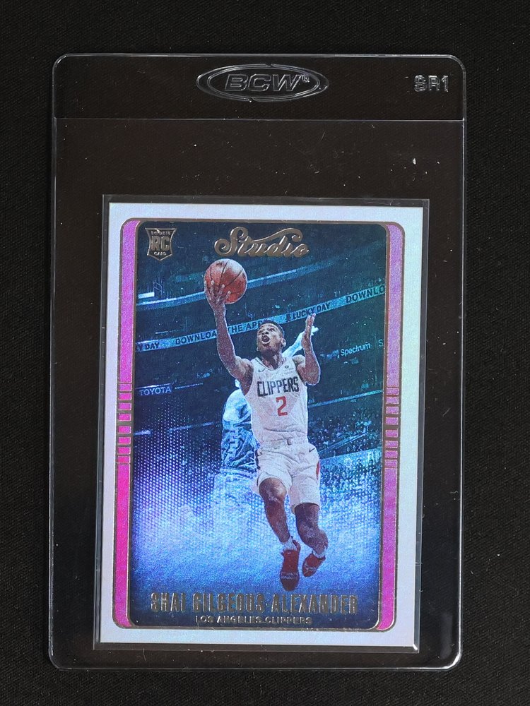 2018-19 Panini Chronicles Studio #300 Shai Gilgeous Alexander — front