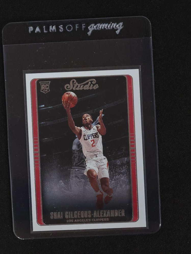 2018-19 Panini Chronicles Studio #300 Shai Gilgeous-Alexander — front