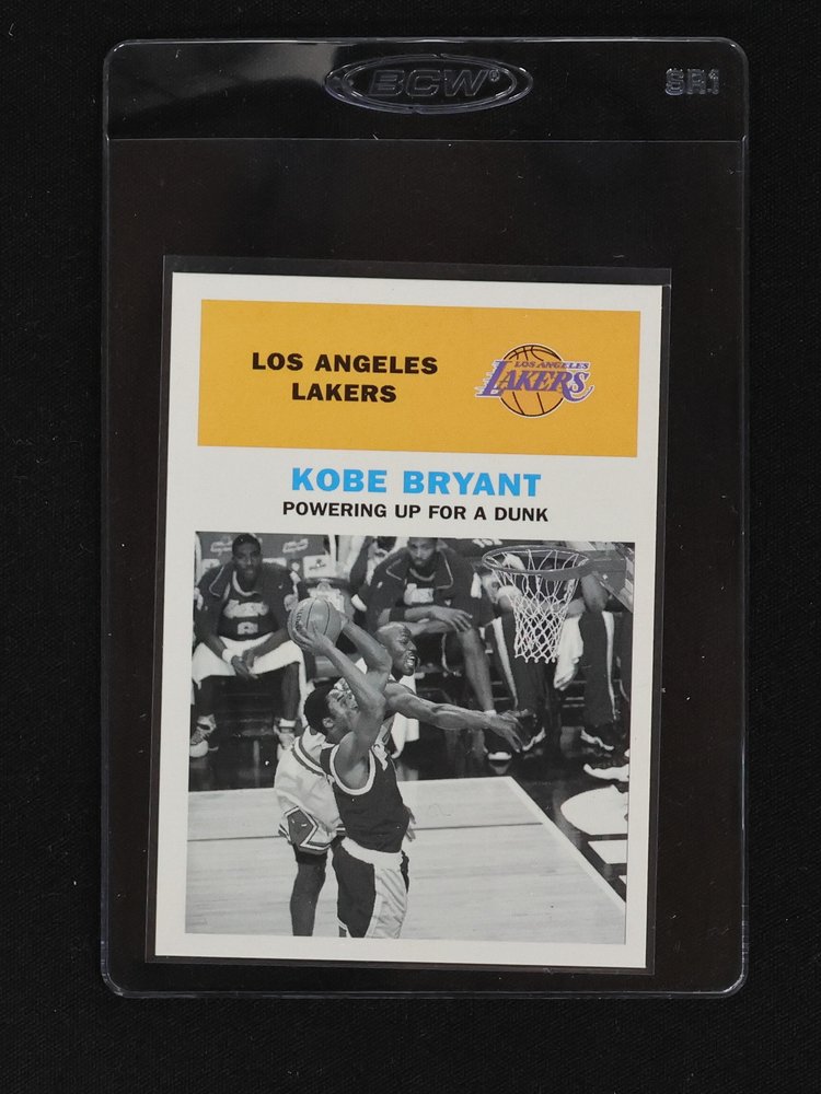 1998-99 Fleer Tradition #1 Kobe Bryant Powering Up for a Dunk — front