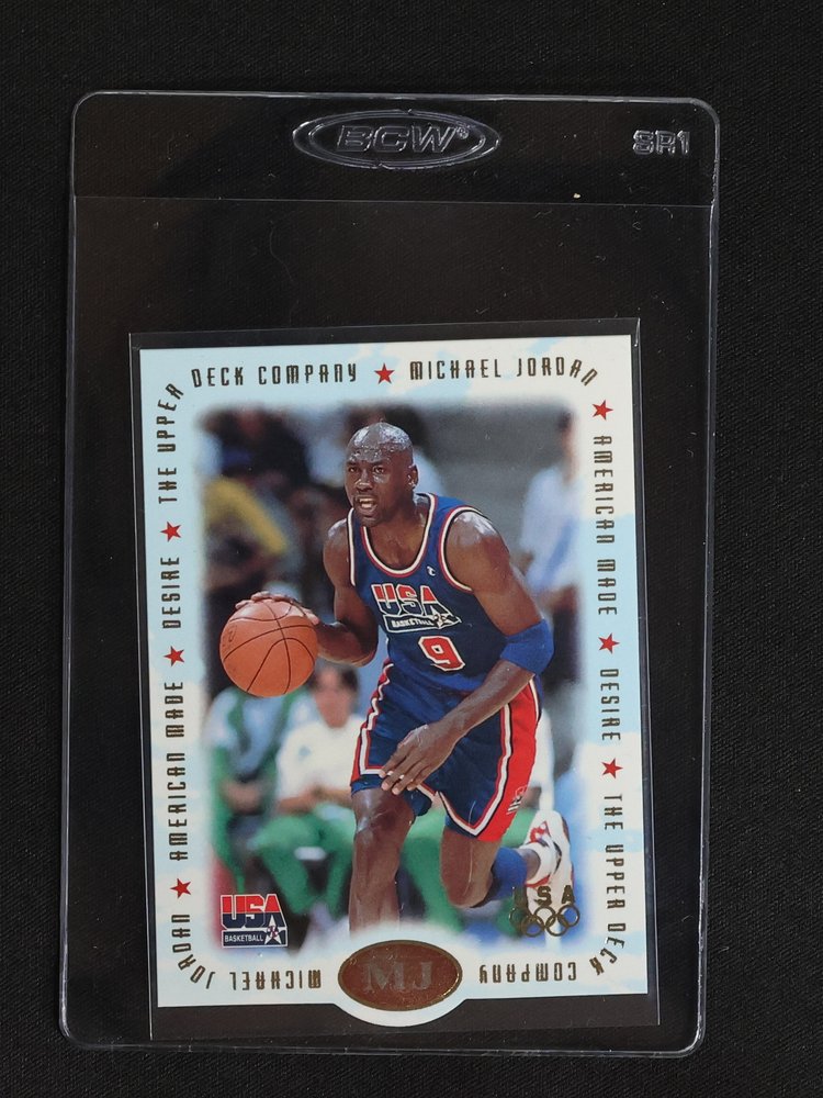 1996 Upper Deck USA Basketball #M3 Michael Jordan — front
