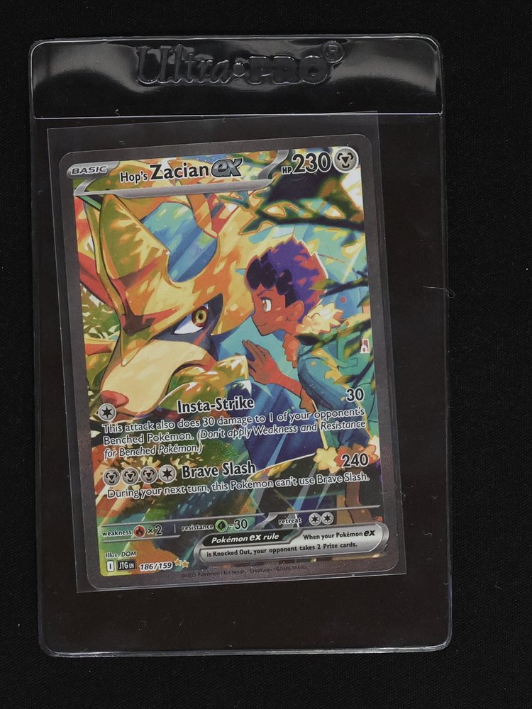 2023 Pokémon #186 Hop's Zacian ex — front