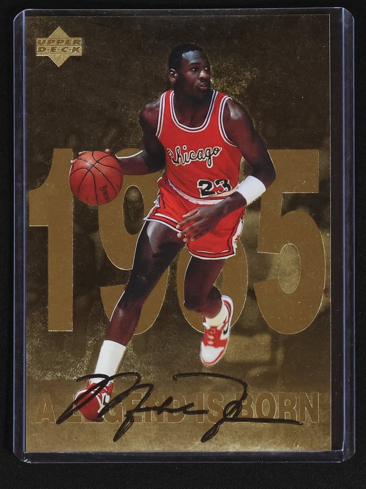 1998 Upper Deck Gatorade #1 Michael Jordan A Legend Is Born — front