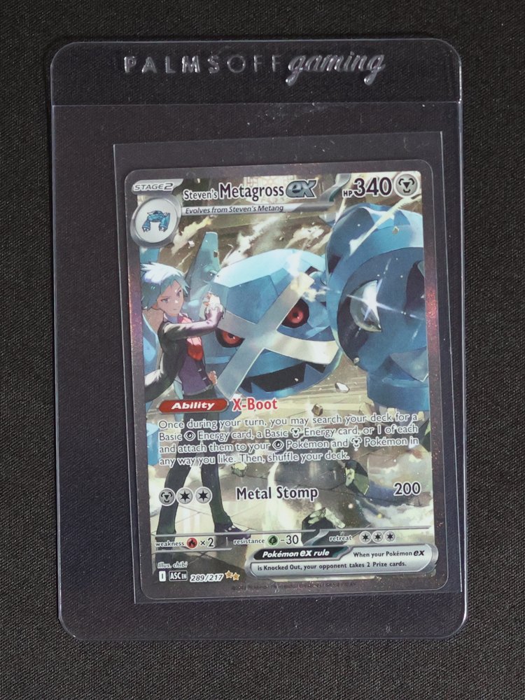 2026 Pokémon Ascended Heroes #289 Steven's Metagross EX — front
