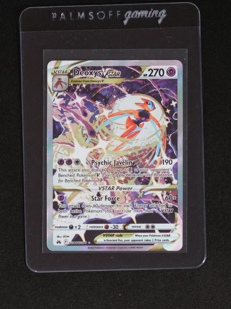 2023 Pokémon Crown Zenith #GG46 Deoxys VSTAR — front