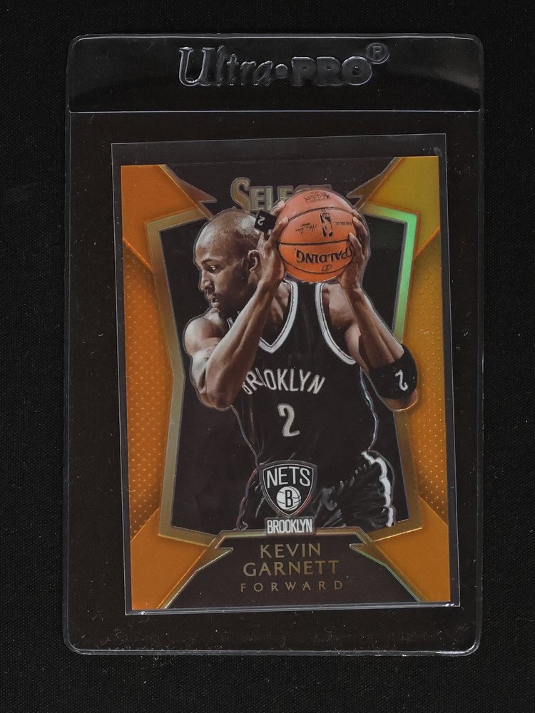2014-15 Panini Select Concourse Orange Prizm #24 Kevin Garnett — front