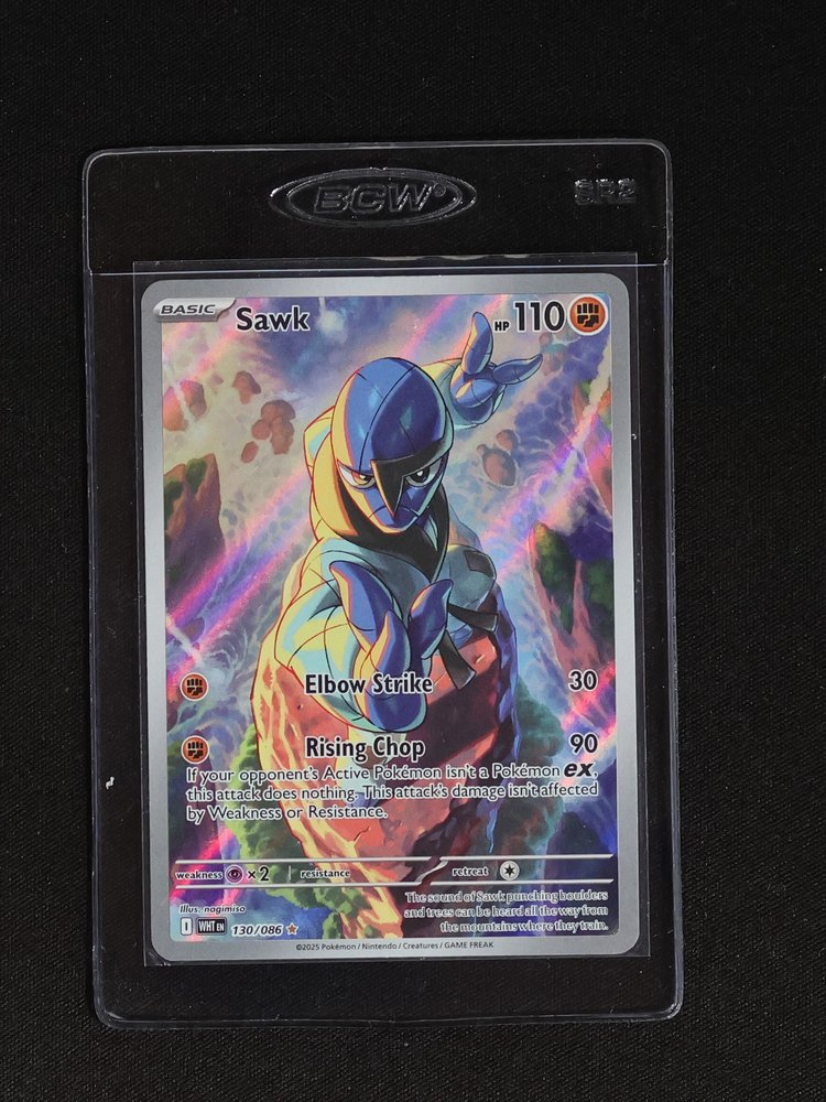 2025 Pokémon #130 Sawk — front