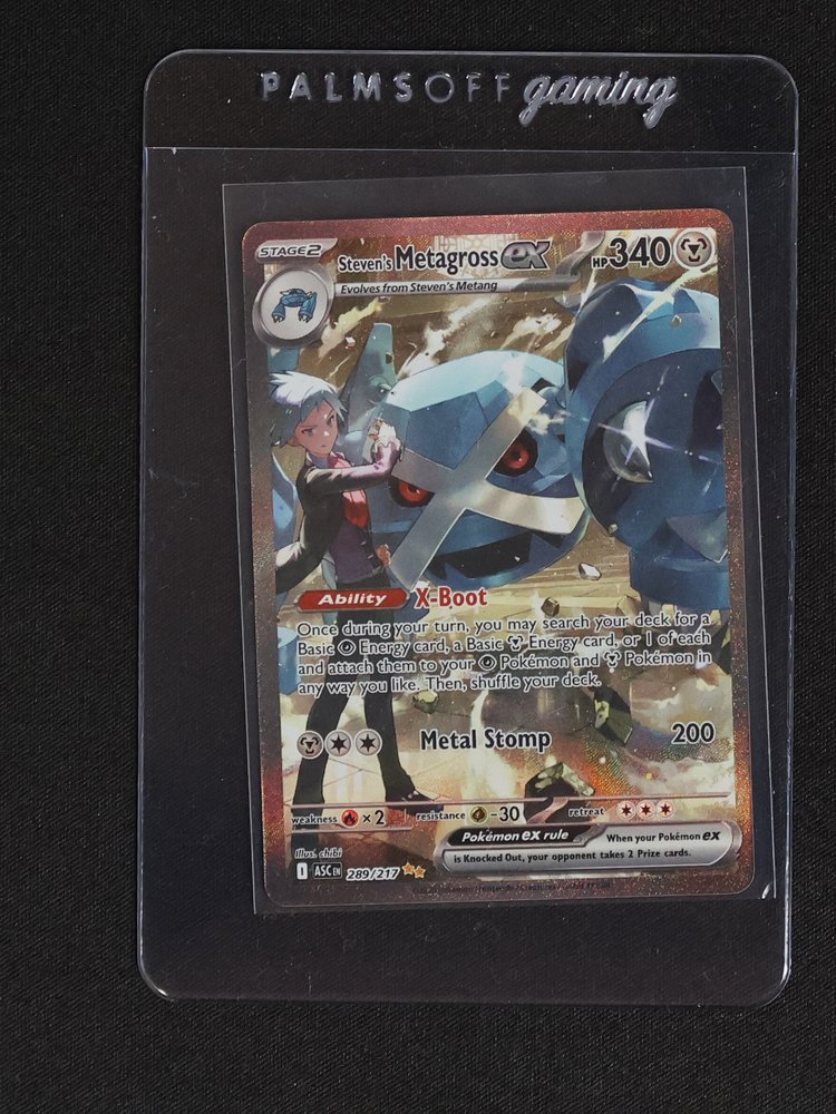 2026 Pokémon TCG Ascended Heroes #289 Steven's Metagross EX — front