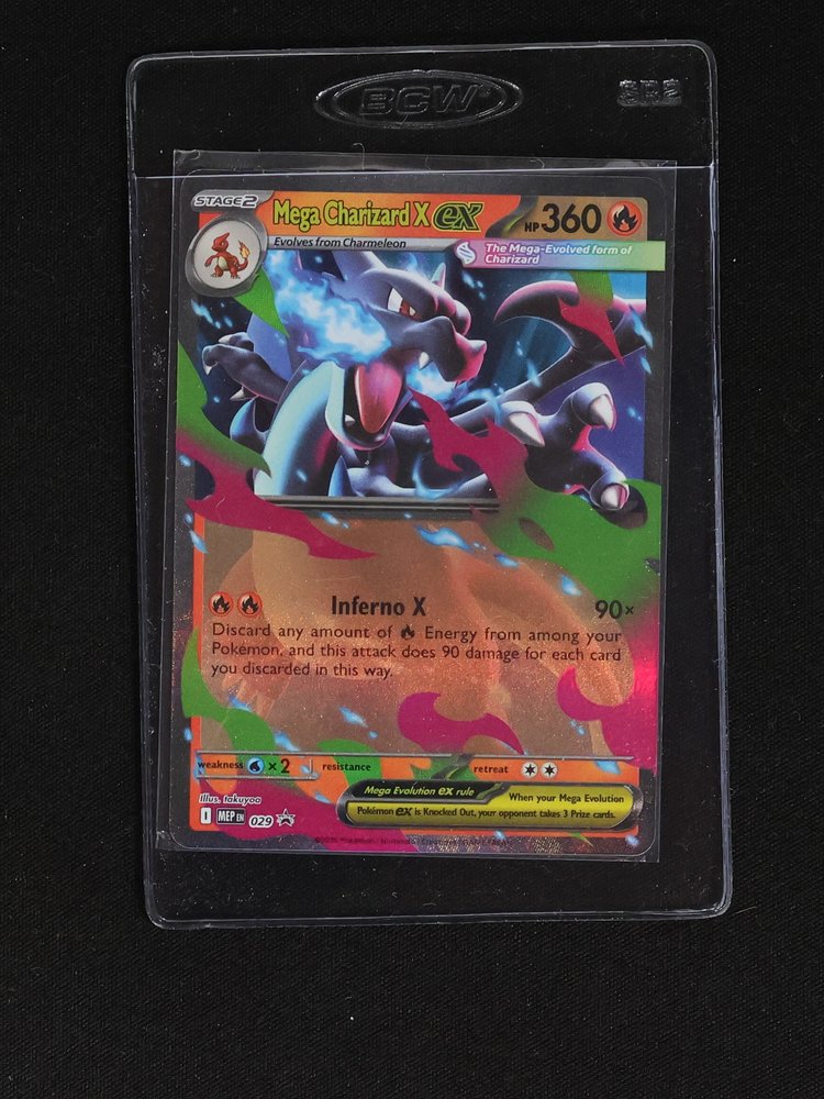 2025 Pokémon Mega Charizard X EX #029 — front