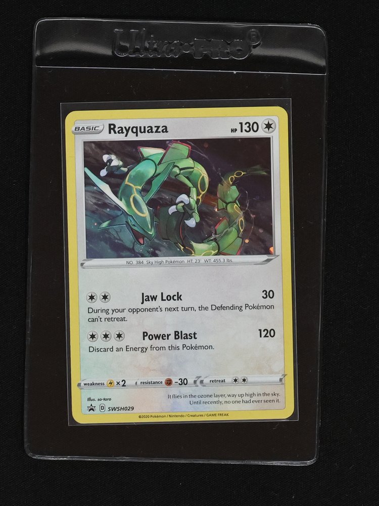 2020 Pokémon SWSH029 Rayquaza — front
