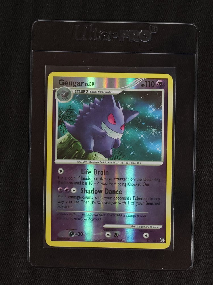 2007 Pokémon Diamond & Pearl #27/130 Gengar Reverse Holo — front