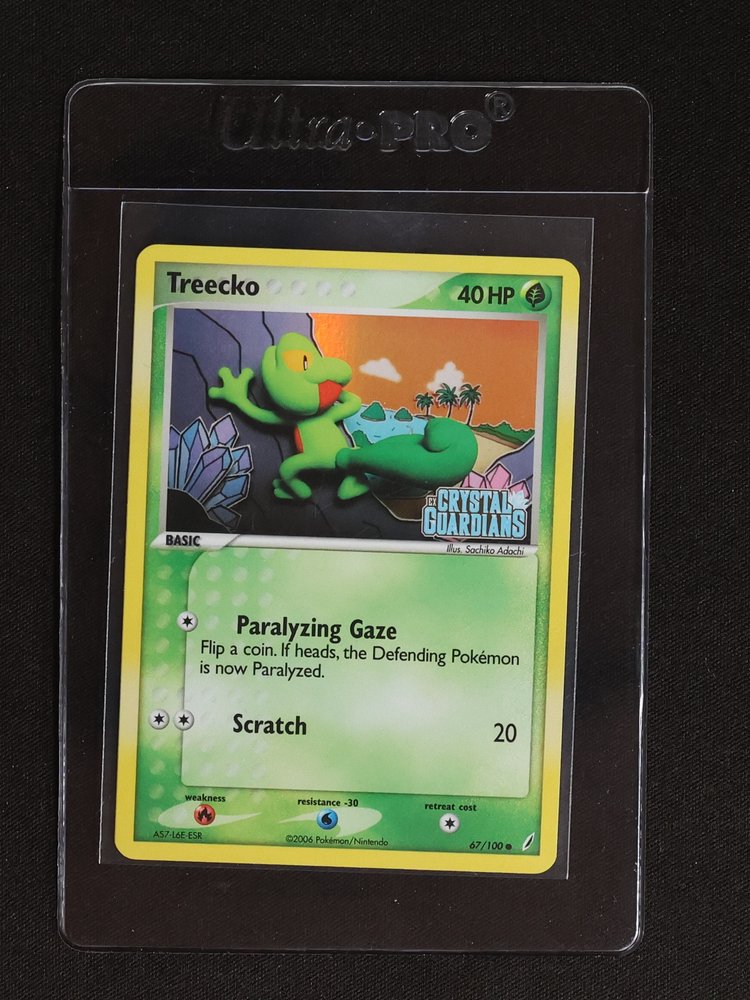 2006 Pokémon EX Crystal Guardians #67 Treecko — front
