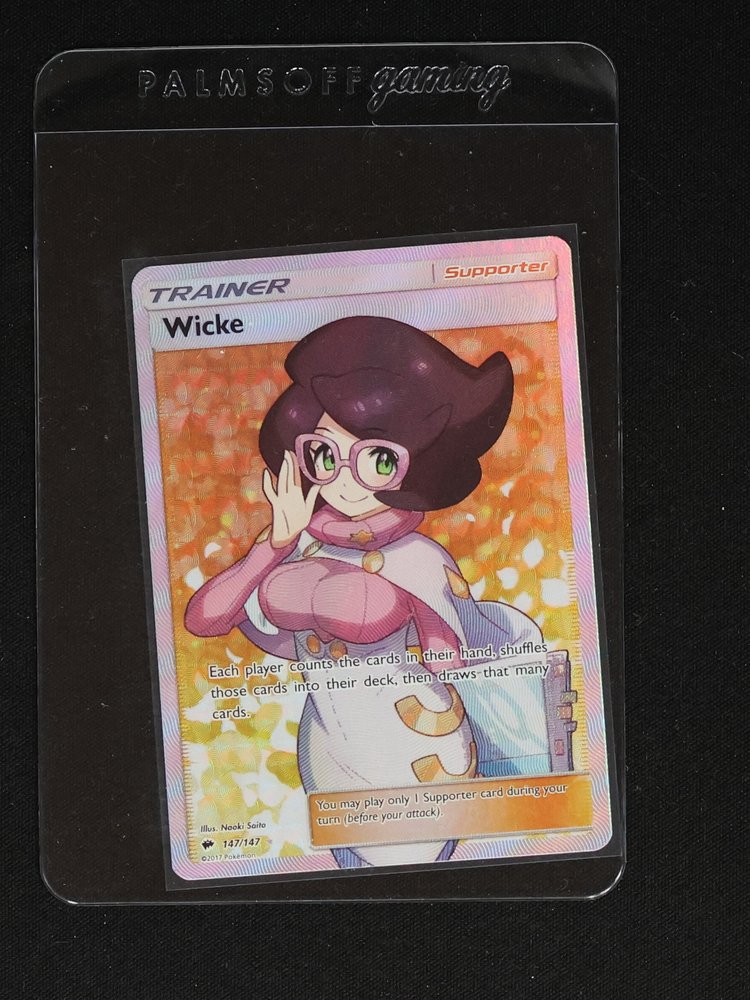 2017 Pokémon SM Burning Shadows #147 Wicke — front
