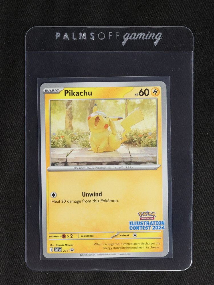 2025 Pokémon SVP #214 Pikachu Illustration Contest 2024 — front
