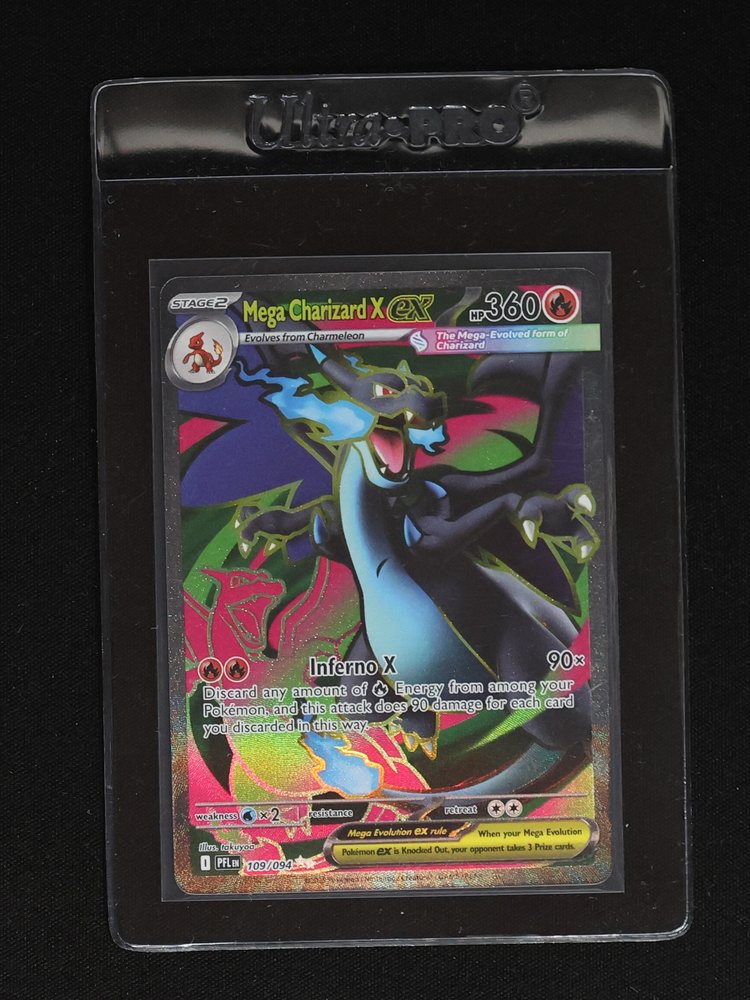 2025 Pokémon Mega Charizard X EX #109/094 — front