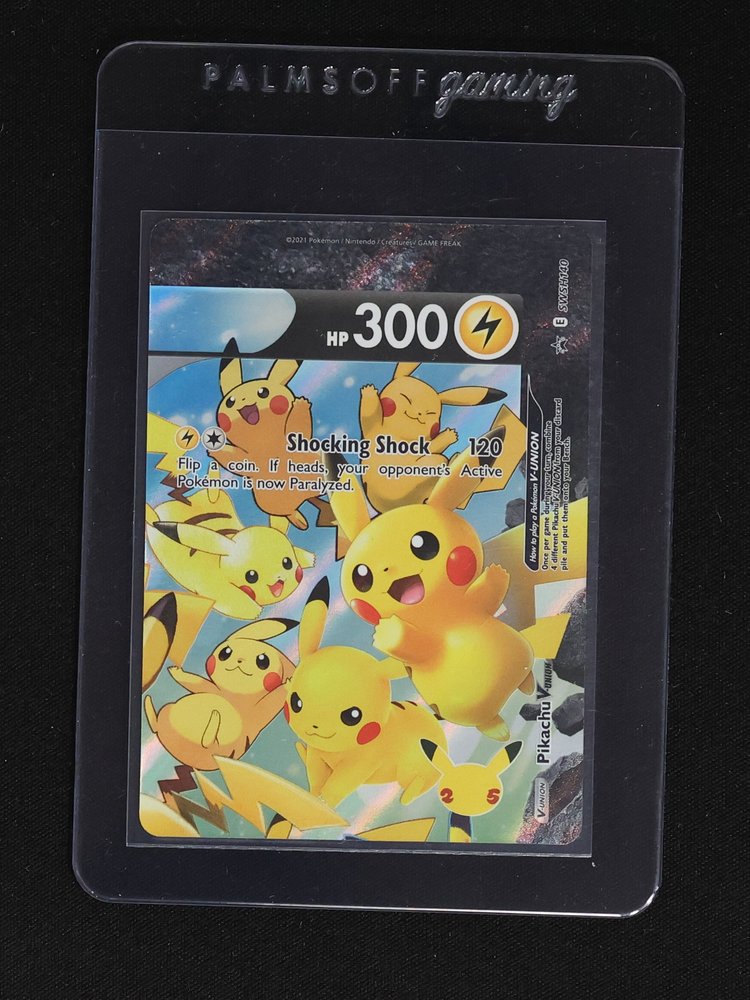 2021 Pokémon SWSH140 Pikachu V-Union — front