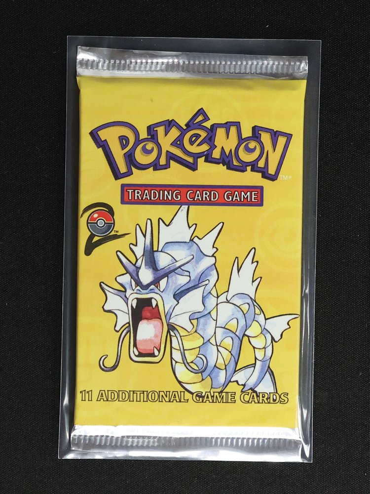 1999 Pokémon Base Set 2 Booster Pack Gyarados — front