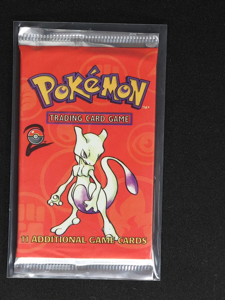 1999 Pokémon Base Set 2 Booster Pack Mewtwo — front