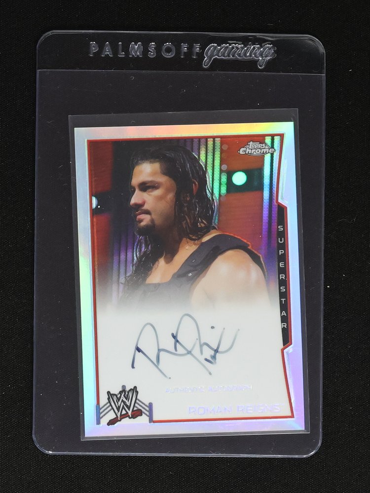 2014 Topps Chrome WWE #42 Roman Reigns — front