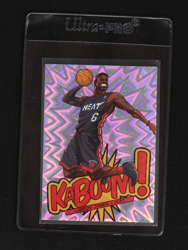 2013-14 Panini Innovation Kaboom #18 LeBron James — front