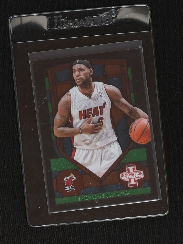 2013-14 Panini Innovation Stained Glass #11A LeBron James — front