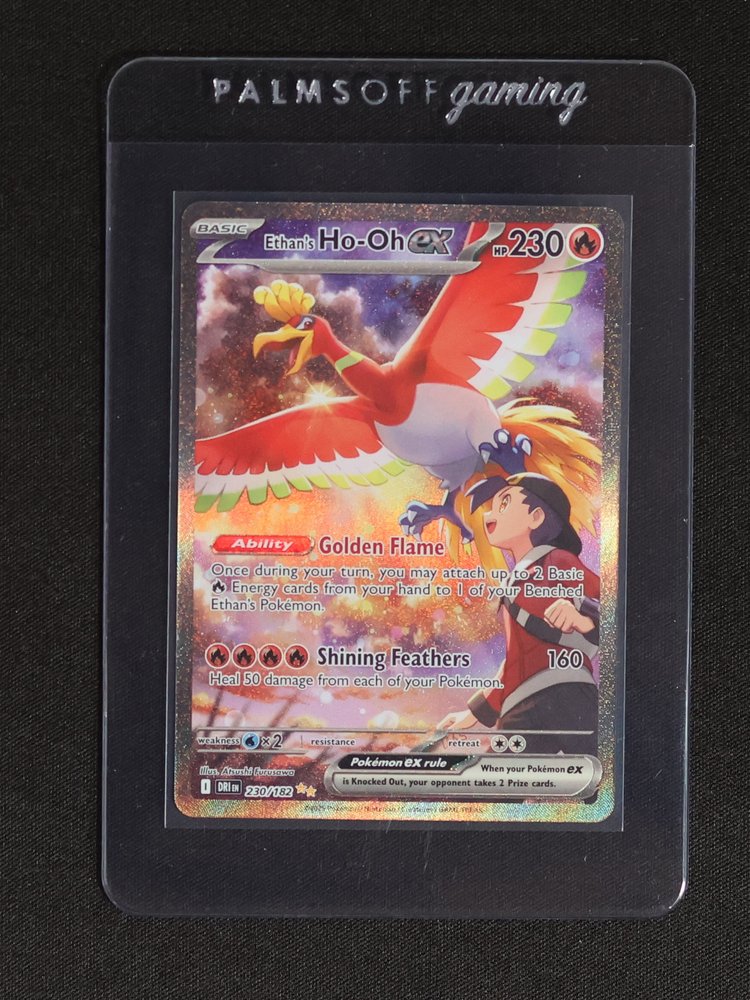 2023 Pokémon Scarlet & Violet Destined Rivals #230 Ethan's Ho-Oh ex — front