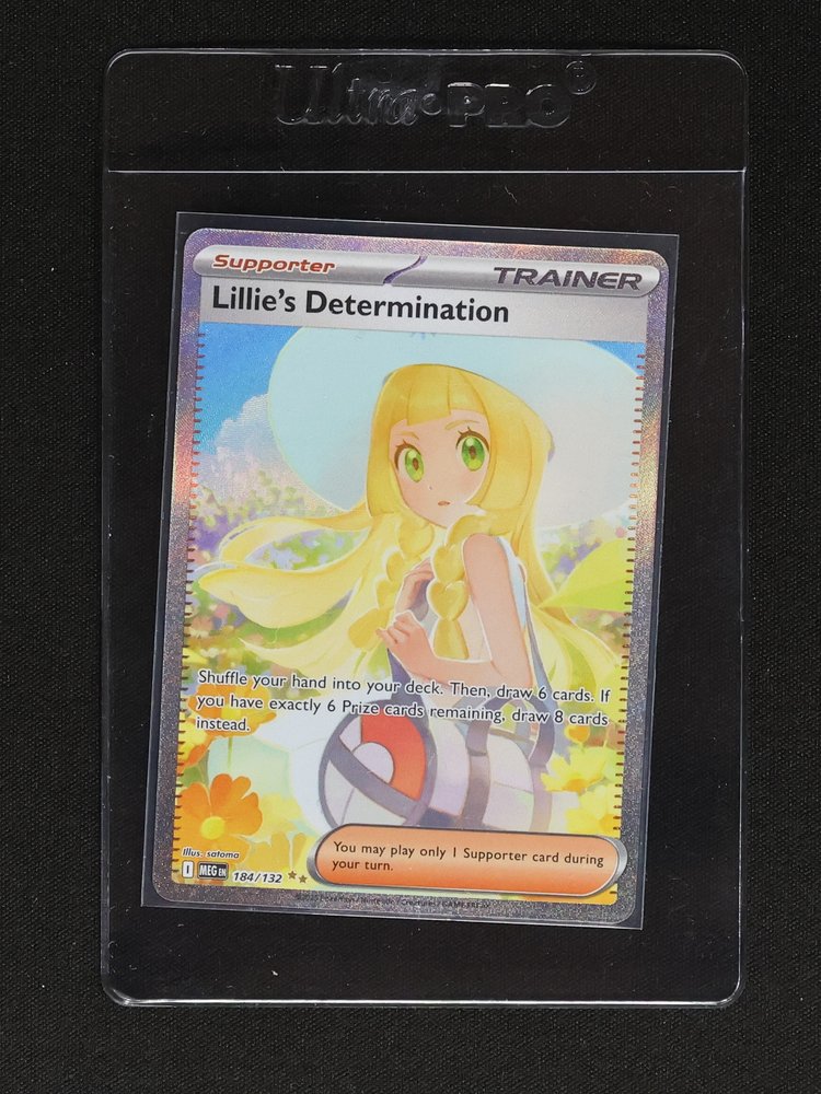 2021 Pokémon Me01: Mega Evolution #184 Lillie's Determination — front