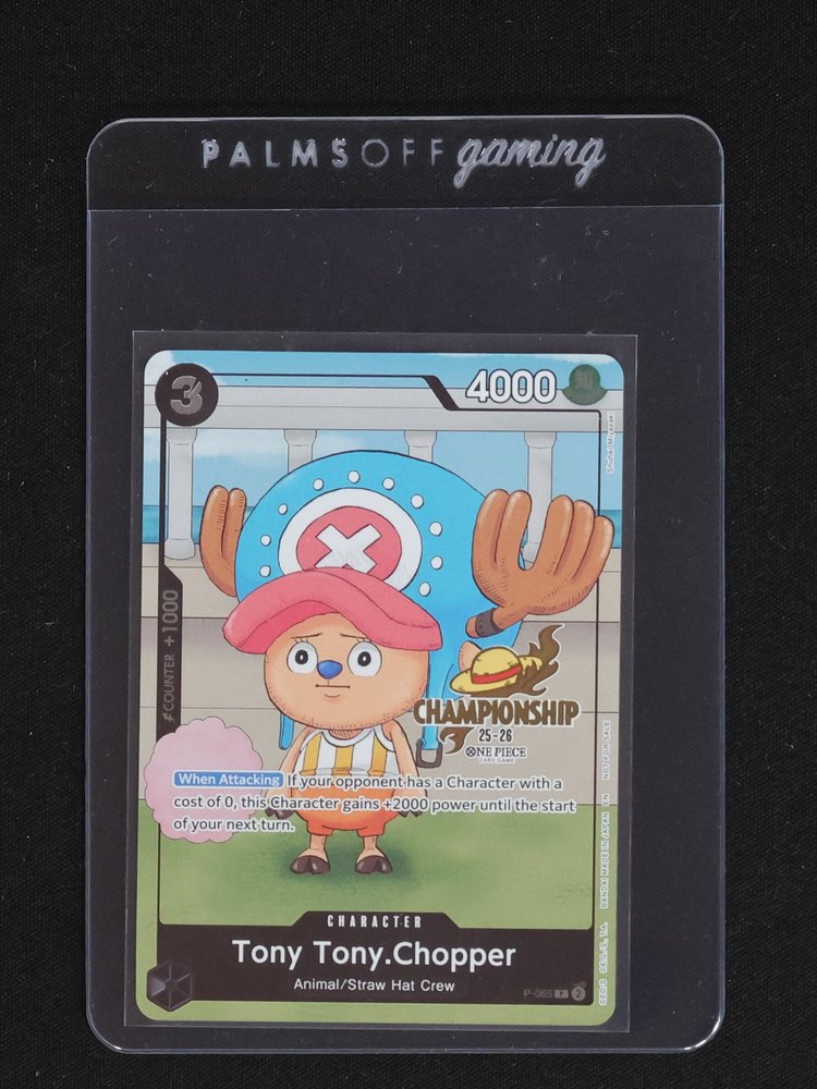 Tony Tony.Chopper P-065 Championship 25-26 Event Pack Stamped Promo — front