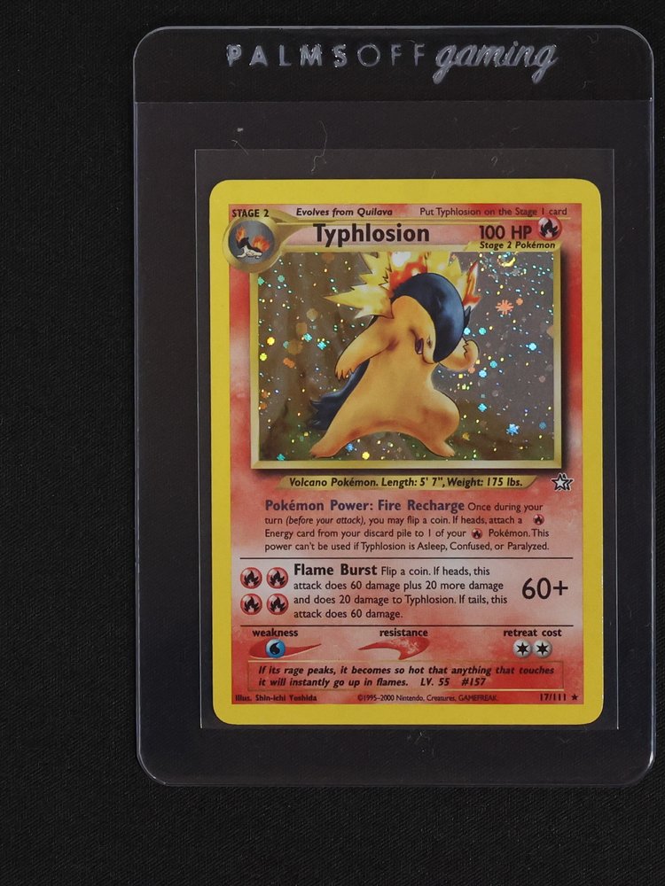 2000 Pokémon Neo Genesis #17 Typhlosion — front