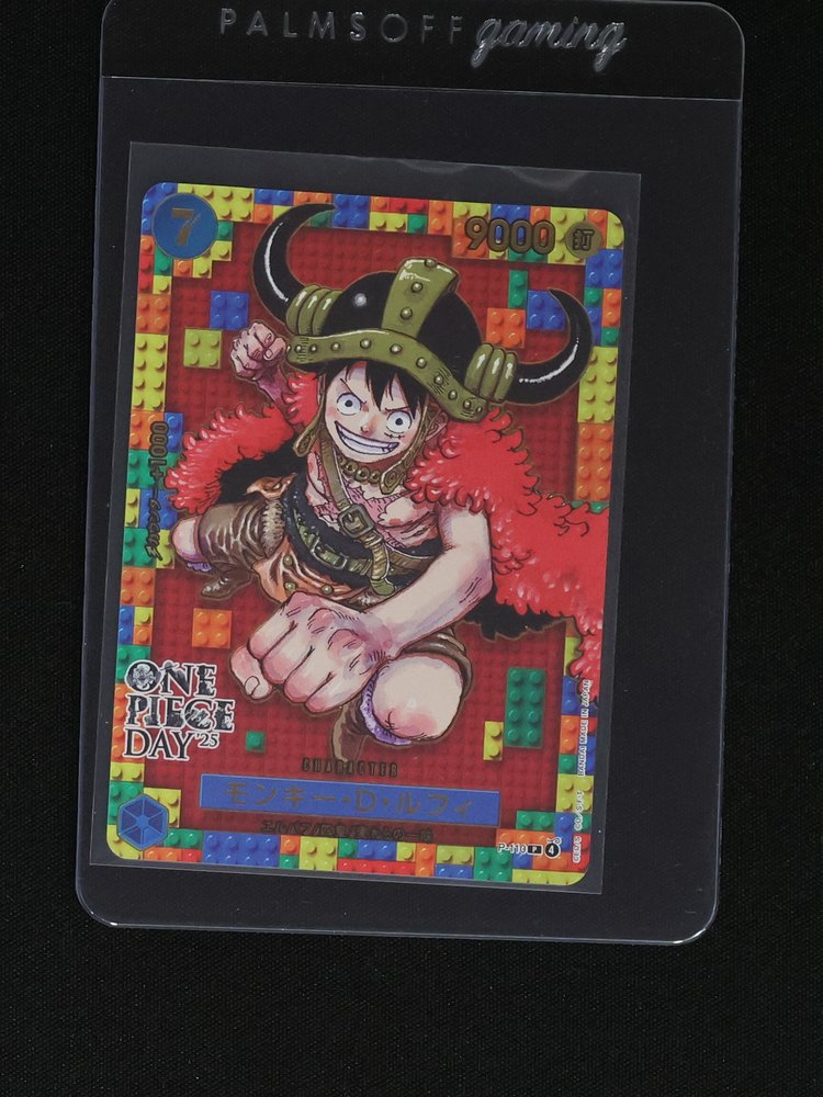 2025 One Piece Card Game P-110 Monkey D. Luffy DAY'25 Premium Card Promo — front
